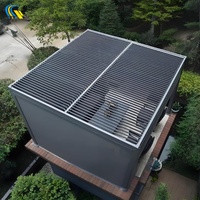 Vente en gros de pergola électrique d'extérieur en aluminium au design moderne pergola à persiennes tous temps en aluminium