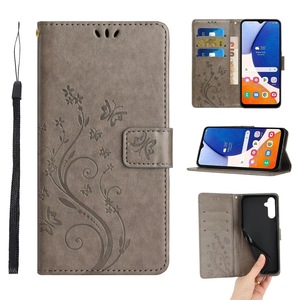 Funda para <span class=keywords><strong>iPhone</strong></span> 17 Pro con Diseño de Mariposa en Relieve; Funda Tipo Flip para Samsung S25 FE con Ranuras para Tarjetas y Protección Contra Caídas - Product Image 4