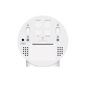 นาฬิกาปลุกดิจิตอล LED 12/24H พร้อมฟังก์ชั่นเลื่อนปลุก ปฏิทิน กระจกเงา ใช้งานได้สะดวก เหมาะสำหรับห้องนอน โต๊ะข้างเตียง ชั้นวางของ - อิเล็กทรอนิกส์ - Product Image 3