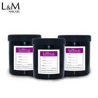 Gel UV transparent 100% original et biologique pour extension d'ongles, en vrac 1kg, pour nail art