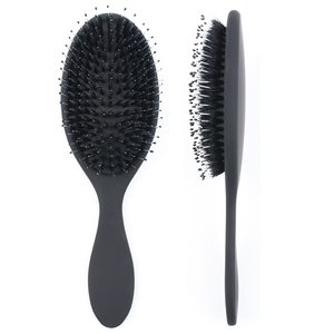 Spazzola per setole di cinghiale in nylon con spazzola per raddrizzare i capelli in legno di faggio all'ingrosso in vendita diretta antistatica - Product Image 3