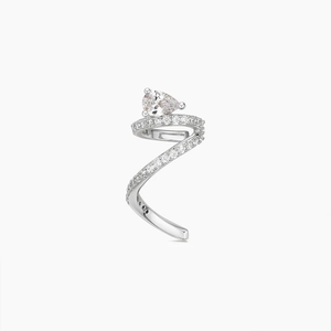 Manchette d'oreille <span class=keywords><strong>en</strong></span> argent Sterling 925 plaqué <span class=keywords><strong>or</strong></span> 18K sans <span class=keywords><strong>Piercing</strong></span>, bijoux de mode pour filles - Product Image 2