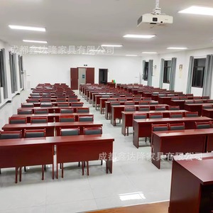 Table de conférence pour deux personnes, panneau en PVC, bordure scellée, utilisation en salle de réunion - Product Image 1