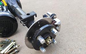 2.5/3/<span class=keywords><strong>4</strong></span>/5KW DC ไร้แปรงมอเตอร์เกียร์สามล้อไฟฟ้าเพลาล้อหลังเพลาส่งสี่ล้อเพลา - Product Image 3