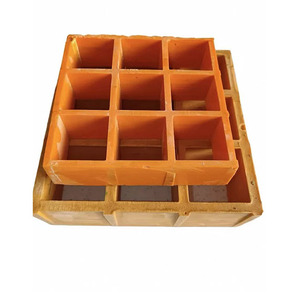 Fibre de verre maille passerelle plancher résistance à la Corrosion Composite GRP FRP caillebotis en plastique renforcé de fibre de verre FRP caillebotis coupe - Product Image 1