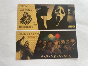 Novedades y recuerdos <span class=keywords><strong>de</strong></span> fiesta monetaria Billetes <span class=keywords><strong>de</strong></span> papel <span class=keywords><strong>de</strong></span> aluminio dorado con temática <span class=keywords><strong>de</strong></span> personajes <span class=keywords><strong>de</strong></span> <span class=keywords><strong>películas</strong></span> <span class=keywords><strong>de</strong></span> terror para favores <span class=keywords><strong>de</strong></span> fiesta <span class=keywords><strong>de</strong></span> Halloween y Pascua - Product Image 5