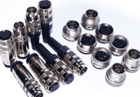 Connecteur de câble M16, 2-7 broches circulaires, femelle, étanche IP67, plaqué or, adaptateur d'alimentation, solutions pour équipements industriels
