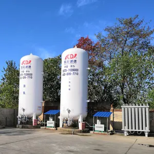 Réservoir pour stockage d'oxygène liquide de haute qualité, 50 m3, 1 pièce