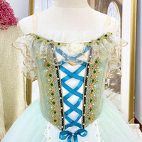 AL-R0596 Robe de performance professionnelle pour enfants, tutu de ballet blanc de haute qualité en provenance d'Espagne, vêtements de danse
