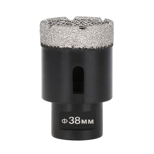 Jeu de forets <span class=keywords><strong>diamant</strong></span>és FEIDA M14, tige de 5 mm, longueur totale de 10 mm, acier brasé sous vide, diamètre de 8 mm, finition oxyde noir, maçonnerie - Product Image 3
