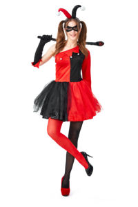 Kostum Badut Sirkus Profesional Seksi untuk Halloween - Product Image 3