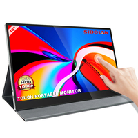 Sibolan Snelle Responstijd Lcd Ips Gaming Smalle Bezel 16 Inch Touch Ingebouwde Batterij Draagbare Game Monitor