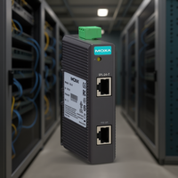 Module injecteur-répartiteur-extenseur Ethernet PoE pour caméra IP Moxa SPL-24-T Modèle 64852 avec connexion RJ45 – Taïwan