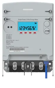 IEC Standard Single Phase Energy Meter With Removable LoRawan NB WIFI GPRS PLC Communication