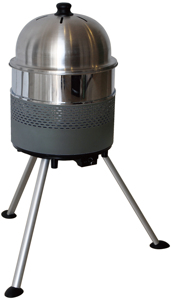 Barbecue au charbon de bois pliable moderne en acier avec revêtement en poudre - Sans fumée pour la maison et le camping - Product Image 2