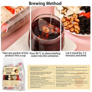 Tisane aux cinq trésors de ginseng en sachets – Énergie naturelle, complément pour la santé masculine, herbes chinoises traditionnelles, thé pour les reins - Product Image 3