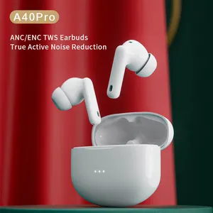 Factort原创设计定制Oem标志A40 Pro Anc Enc Tws无线耳机耳塞健身TWS耳机
