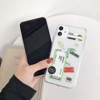 Coque de téléphone transparente personnalisée pour iPhone Samsung Huawei Xiaomi Moto Vivo Oppo et toutes les marques de téléphones Android