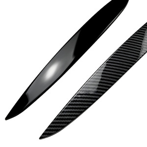 Volkswagen Golf 4 Headlight Brow Stickers Piano Black Carbon Fiber Texture ABS Body Stickers for Exterior Modification - Product Image 5