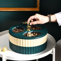 Boîte à bonbons nordique de luxe légère, nouveau modèle, graines de Melon, noix, fruits secs, collation, comade, bocal de rangement pour salon familial
