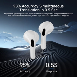 Auriculares inalámbricos BT IEM Auriculares Cancelación de ruido Auriculares de traducción en tiempo real a prueba de agua con pantalla a color de control táctil - Product Image 5