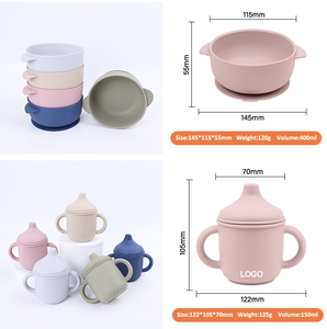 ชุดจานอาหารเด็กเกรดอาหาร 100% พร้อมโลโก้สั่งทำ สำหรับ<span class=keywords><strong>เด็ก</strong></span> กำลังเป็นที่นิยมในปี 2026 ผลิตภัณฑ์สำหรับเด็กทารกที่กำลังจะมาแรง - Product Image 3