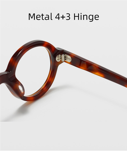 Chất lượng cao retro nhỏ Acetate Kính mắt Khung thời trang mới quang cảnh tượng khung cho nam giới và phụ nữ bán buôn - Product Image 6