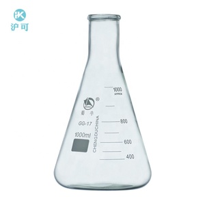 Huke Tùy Chỉnh Miệng Hẹp 5 ~ 10000Ml Phòng Thí Nghiệm Hình Nón Đáy Phẳng - Product Image 4