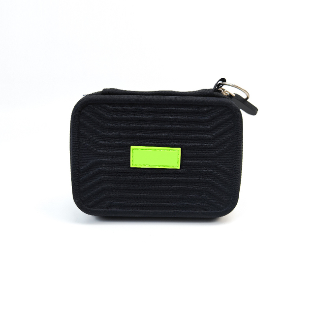 Custom Black Hard Shell EVA Video Game Case With Shockproof Feature Portable Travel Accessory Card Storage Game Accessories Box