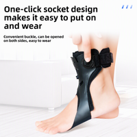 Orthèse médicale pour pied tombant, attelle de cheville réglable, correcteur de pied tombant à tension réglable, rééducation post-AVC, physiothérapie JIAYAO