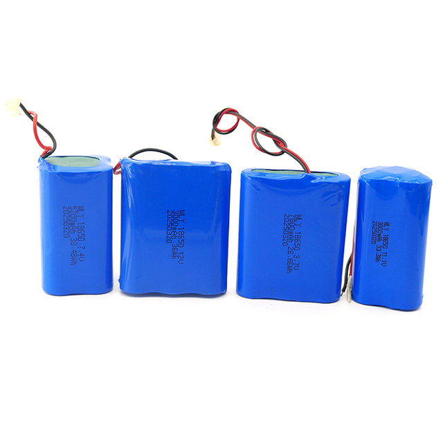 OEM ODM 18650 Battery Pack 3.2V 3.7V 1800mAh 5000mAh 6000mAh Lithium Ion Rechargeable Pack