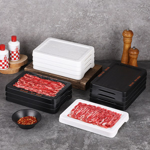 Bandeja de servir tipo buffet para restaurante, apta para hot pot, carne de res y carne de cordero grasa con textura de copo de nieve - Product Image 3