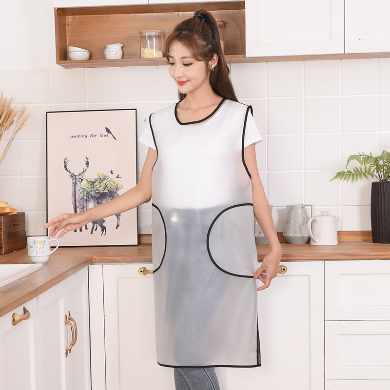 TPUTransparent mesh waistcoat with pocket[Extra Large]White