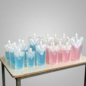 Custom Arrangement Neat 250ml Travel Size Spout Pouch Tight Close Custom <b>Bag</b> For Family Vacation Liquid <b>Pack</b> <b>Bag</b> - Product Image 1