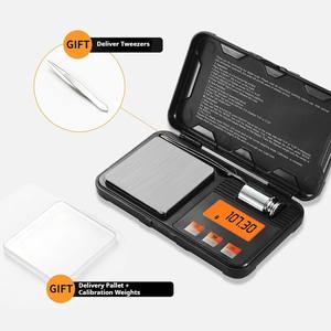 कारखाने की उच्च परिशुद्धता 0.001g मिनी जेब पैमाने पर कैरेट पैमाने 0.01 ग्राम इलेक्ट्रॉनिक स्केल पोर्टेबल ग्राम पैमाने पर पोर्टेबल ग्राम पैमाने - Product Image 2