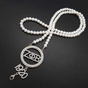 定制Zeta Phi Beta联谊会希腊珍珠项链ABS珍珠链珠宝奢华婚礼舞会女性礼物 - Product Image 4