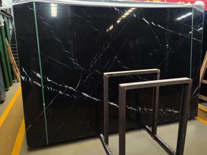 Lastre di Marmo Nero Marquina di Lusso per Piani di Lavoro e Rivestimenti Murali - Product Image 6