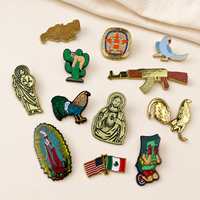 Fabricante Mayorista de Broches Suaves de Anime, Insignias Rígidas, Artesanías Personalizadas de Aleación de Zinc, Logotipos, Pins de Solapa Esmaltados con Diseño de Sombrero Mexicano, Modernos