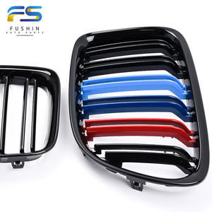 Grille à double lamelle pour capot avant Grille ABS couleur M Grille de remplacement pour <span class=keywords><strong>Bmw</strong></span> <span class=keywords><strong>X1</strong></span> E84 2011-2015 - Product Image 4