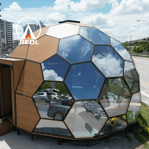 6M 8M mới bằng gỗ tổ ong glamping khách sạn sang trọng Lều trắc địa kính mái vòm Nhà lều - Product Image 3