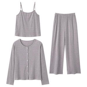 3056 Nuevo Conjunto de Maternidad de Manga Larga con Sujetador Incorporado, Modal, Tres Piezas, para Embarazadas <span class=keywords><strong>y</strong></span> Posparto - Product Image 1