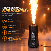 Machine à feu en fer MOKE 100W DMX512, hauteur de pulvérisation 3m, effet de flamme réelle, équipement spécial pour spectacle de scène, concert, théâtre, fête