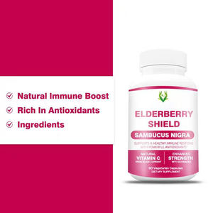 Cápsulas de Saúco Personalizadas de Fábrica, Vitamina C Natural, Equinácea, Apoya el Sistema Inmunológico, Rico en Antioxidantes, para Adultos - Product Image 3