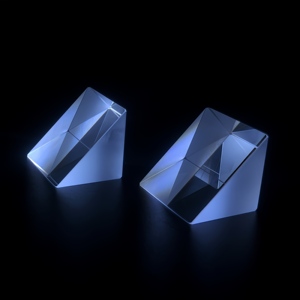 Prisme à angle droit personnalisé à 45 degrés Prismes triangulaires équilatéraux en verre optique 10x10x10mm pour microscopes - Product Image 3