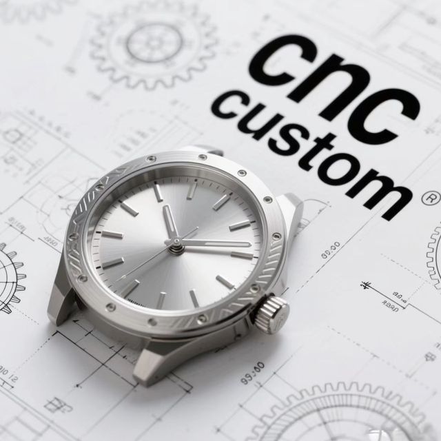 OEM ODM Luxury Men's Mechanical Style Watch 316 Stainless Steel for Case Custom Logo CNC Machining Parts Mechanical Watch Case