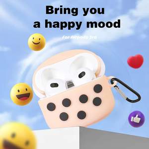 เคส <span class=keywords><strong>AirPods</strong></span> 3 ลาย 3 มิติ น่ารัก ตลก ดีไซน์อาหารสุดเก๋ ลายชานมไข่มุก สำหรับ <span class=keywords><strong>AirPods</strong></span> 3 รุ่นปี 2021 - Product Image 2