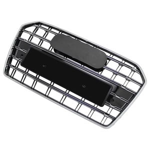Grille centrale supérieure du pare-chocs avant compatible avec S6 C7PA 2016 2017 2018 Maille - Product Image 2