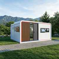 Kontrol Suara Cerdas Seluruh Rumah Apple Cabin B&B Tanpa Awak Check-in Otomatis Kabin Hunian Pintar