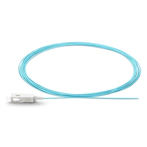 Scupc kết nối 0.9mm 50 /125 OM3 mm <span class=keywords><strong>Multimode</strong></span> <span class=keywords><strong>Simplex</strong></span> sợi cáp quang <span class=keywords><strong>Pigtail</strong></span> sợi Bím Tóc - Product Image 2