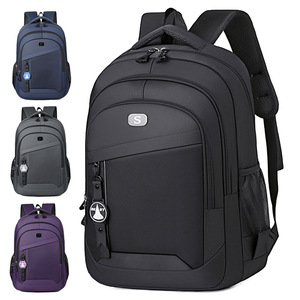 New Trendy <b>Waterproof</b> Polyester Zipper <b>Backpack</b> Fashionable Personality Durable Wear-resistant Versatile Large Capacity 20-36L - Product Image 1